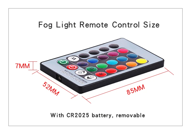 2psc 5050 27SMD 3-контактный светодиодный RGB пульт дистанционного управления туман светильник головной светильник s вспышка лампа 9005 9006 H7 H8 H11 7440 1156 окружающей среды светильник комплект