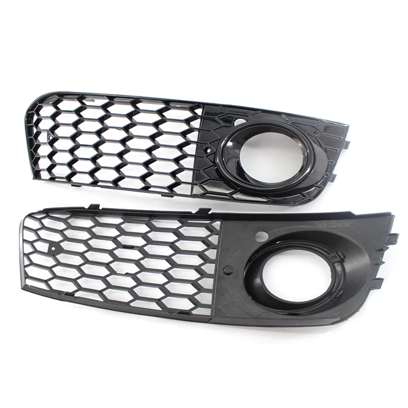 New Mesh Front Fog light Bumper For 2009-2011 Audi A4 B8