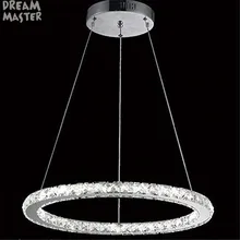 Современный светодиодный светильник для люстры с кристаллами, светильник для спальни, кухни, D20cm, D30cm, D40cm, D50cm, D60cm, D70cm, светодиодный светильник