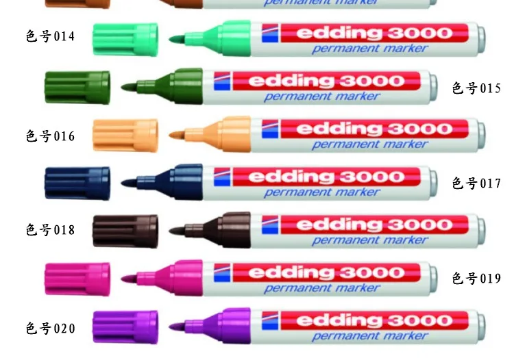 Haste de Metal Alemanha Edding Marcador Oleosa 1 Pcs 3000 1.5-3mm 4 Alemanha Edding 3000 Haste De Metal Marcador 1.5-3mm Oleosa Marcador 1 pcs