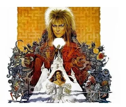 Labyrinth (1986) Classic Movie Art Wall Decor Silk Print Poster