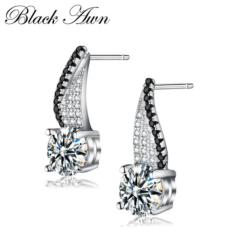 Женские серьги гвоздики из серебра 1 5 пробы 925 г|stud earrings|earrings forearrings for women |