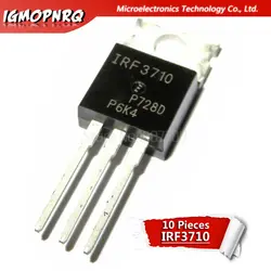 10 шт Бесплатная доставка IRF3710 IRF3710PBF MOSFET mosft 100 V 57A 23mohm 86.7nC К-220 новый оригинальный