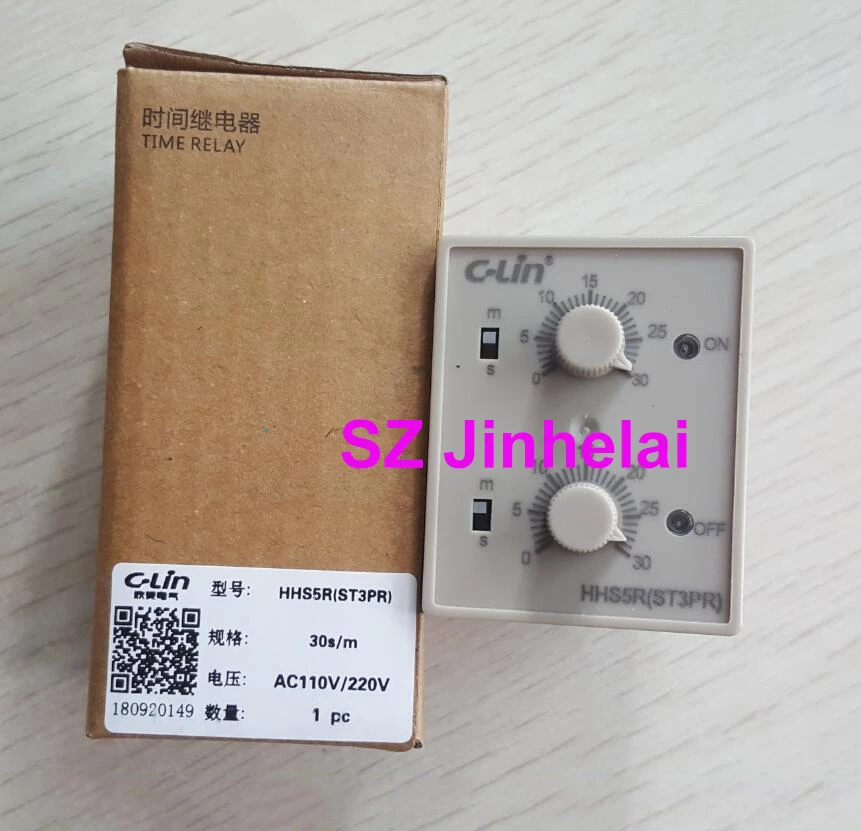 smart wall switch 100%New and original HHS5R(ST3PR) C-Lin Time relay cyclical delay 6s/60s, 10s/10min, 30s/30min, 60s/60min electric switch cap