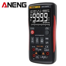 ANENG Q1 мультиметр цифровой True-RMS 9999 тестер digital multimeter транзистор тестер Мультиметр транзисторов указатель напряжения конденсаторов capacitor tester esr метр transistor мультиметор тестор цифровой