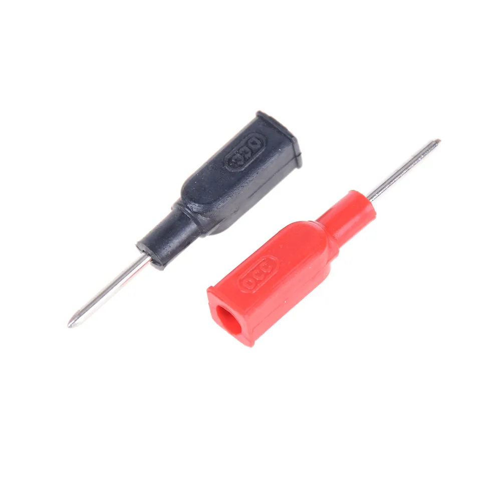 

2Pcs/lot DCC Copper 4mm Banana Female To 2mm Pin Tip Head For Multimeter Test Probes Wholesale