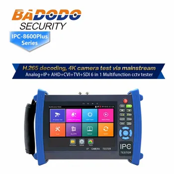 

H.265 IPC8600 PLUS 7inch IP camera tester CCTV tester monitor ip analog camera testing cable scan ip revise onvif PTZ