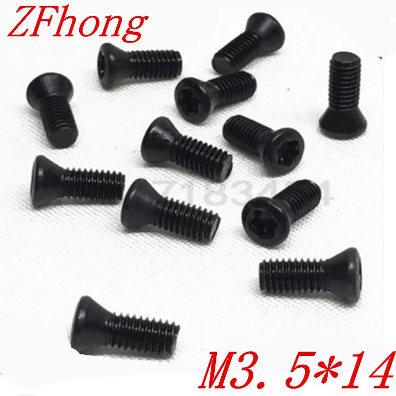 100pcs M3.5*14mm Insert Torx Screw for Replaces Carbide Inserts CNC Lathe Tool lathe accessorie | Обустройство дома