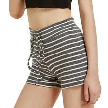 Сексуальные женские пляжные шорты с эластичной талией летние новые женские дизайнерские хлопковые повседневные полосатые шорты спортивные кружевные шорты хит