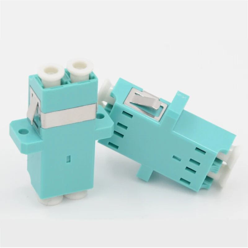 50PCS/lot LC/PC OM3/OM4 Duplex Optical Fiber Adapter Couplers | Мобильные телефоны и аксессуары