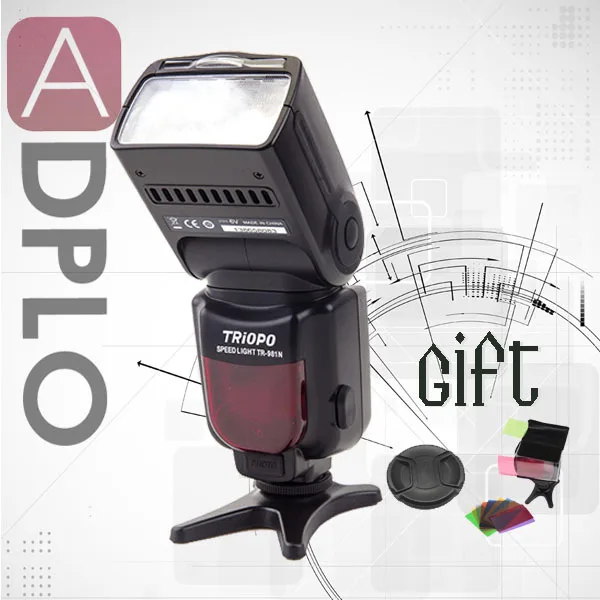 Buy 1 get 2 gift !TRIOPO TR-981 High-Speed Flash Speedlite 1/8000 suit For Nikon D700 D300s D300 D200 D100