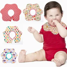 1 предмет, непромокаемые детские нагрудники, детские слюнявчики, Хлопковое полотенце, хлопковый нагрудник с цветочным принтом для маленьких мальчиков и девочек, вращающийся на 360 градусов, детский нагрудник