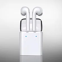 New Twins TWS True Wireless Bluetooth Headset Mini Bluetooth 4.2 Wireless Earpiece Earbuds In-Ear Earphone For Iphone 7 Android
