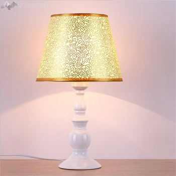 

Nordic Modern E27 Table Lamps Creative Fabric Lampshade Lights for Bedroom Living Room Bedside Study Reading Decoration Fixtures