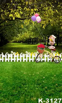 

Spring Backdrops 150*200CM Forest Digital Background For Children/Wedding/Family Outdoor Thick Green Trees Nature Photo Backdrop