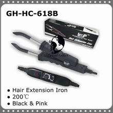 Температура постоянной GH-HC618B-W волос Утюг/разъем розовый и черный Цвет разъем расширения машина Инструменты для укладки