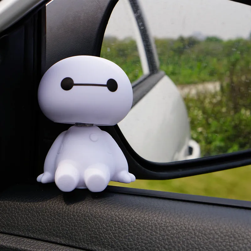 Boblehead Baymax статуэтка Автомобильные украшения милая виброголова игрушки для