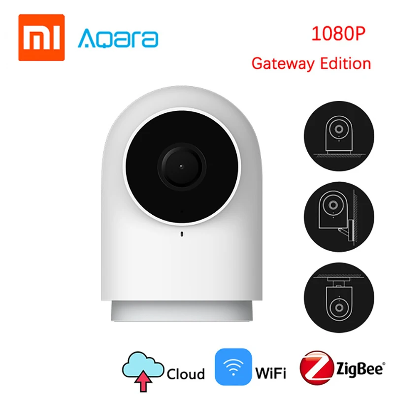 Xiao mi Aqara G2 камера Smart Gateway Hub с шлюзом 1080 P 140 градусов для mi Home APP Smart homeKit Wifi беспроводной облачный