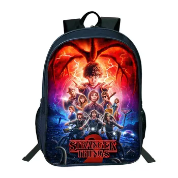 

2019 Stranger Things Big Capacity Backpacks For Teenagers Children School Bags Boy Girls School Backpacks Kids Schoolbag Gifts