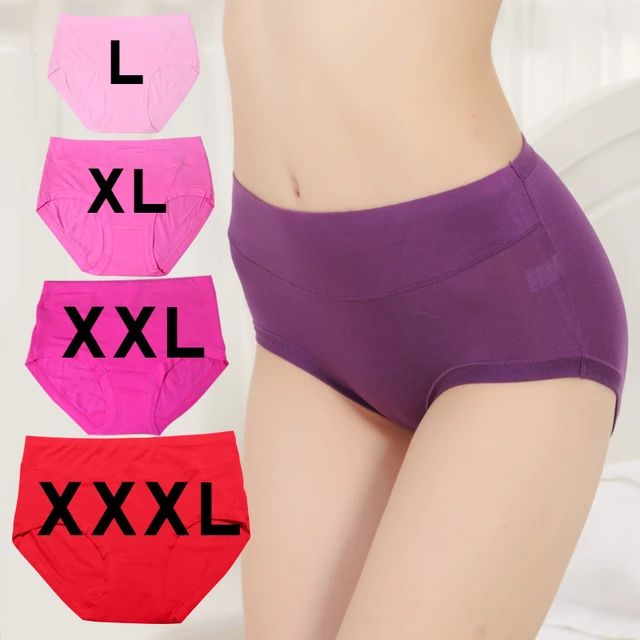 Ladies Briefs Panties Bamboo High Waist  Bamboo Underwear Womens Plus Size  - Panties - Aliexpress