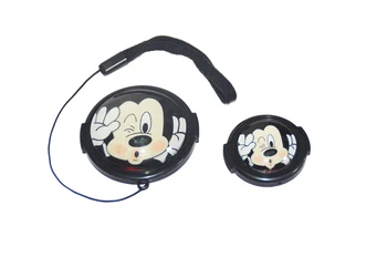 

3D Cartoon Mickey mouse 37mm 40.5mm 43mm 46mm 49mm 52mm 55mm 58mm Lens Cap Cover For DSLR SLR Camera
