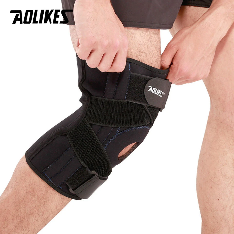 AOLIKES rodillera profesional para proteger menisco, rodillera de seguridad rodilleras tácticas, 1 unidad|professional knee pads|knee de joelho - AliExpress