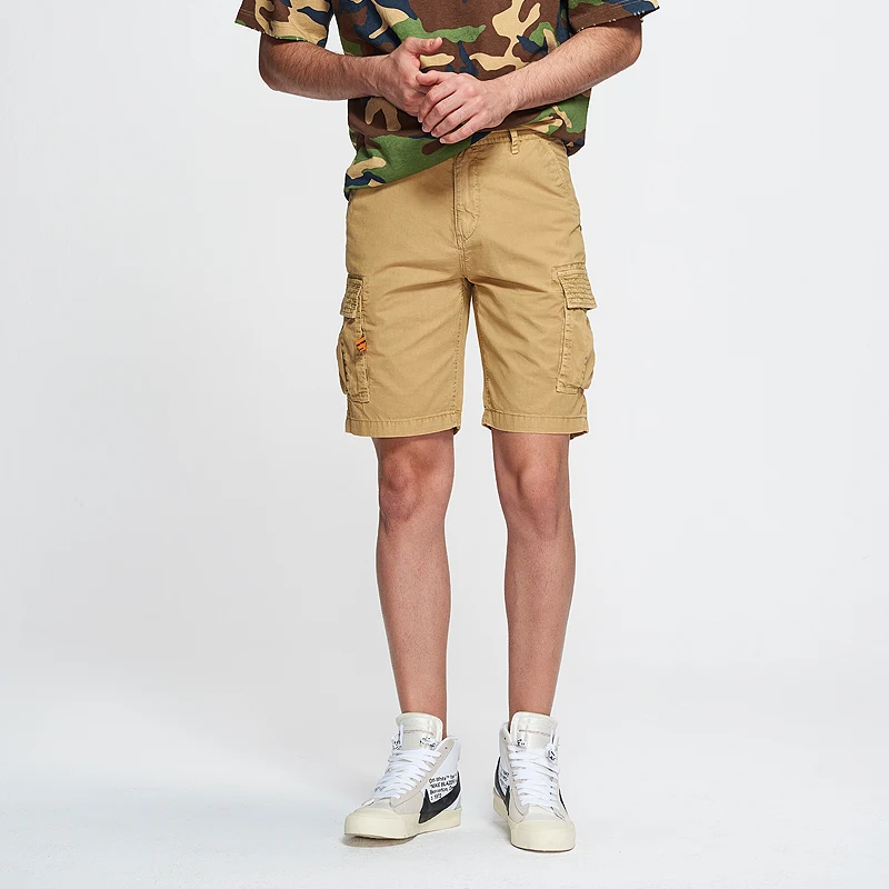 Летние мужские шорты новое поступление мужские шорты Карго рабочие повседневные шорты с несколькими карманами размера плюс пляжные шорты Бермуды хлопковые шорты