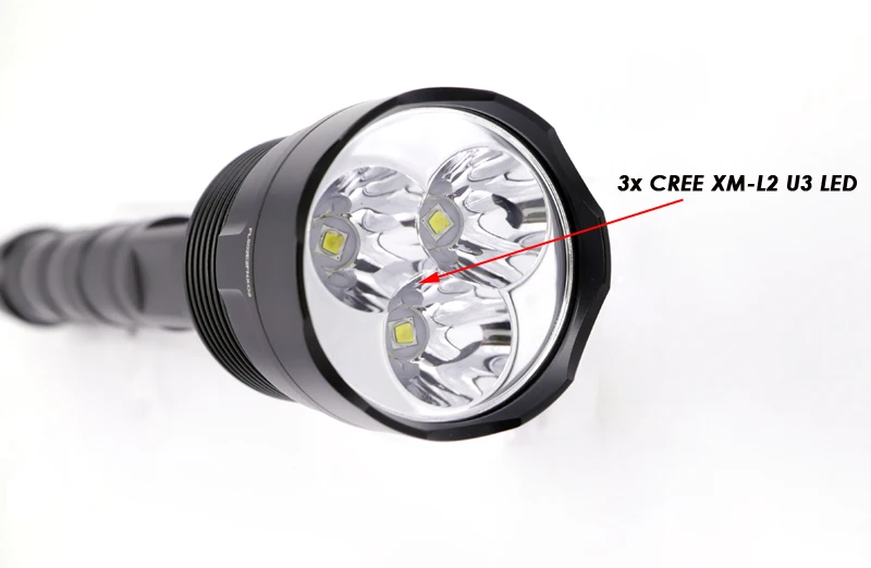 TrustFire обновленный фонарик 1 режим 5 режимов память 3800 лм CREE U3 3 светодиодный белый