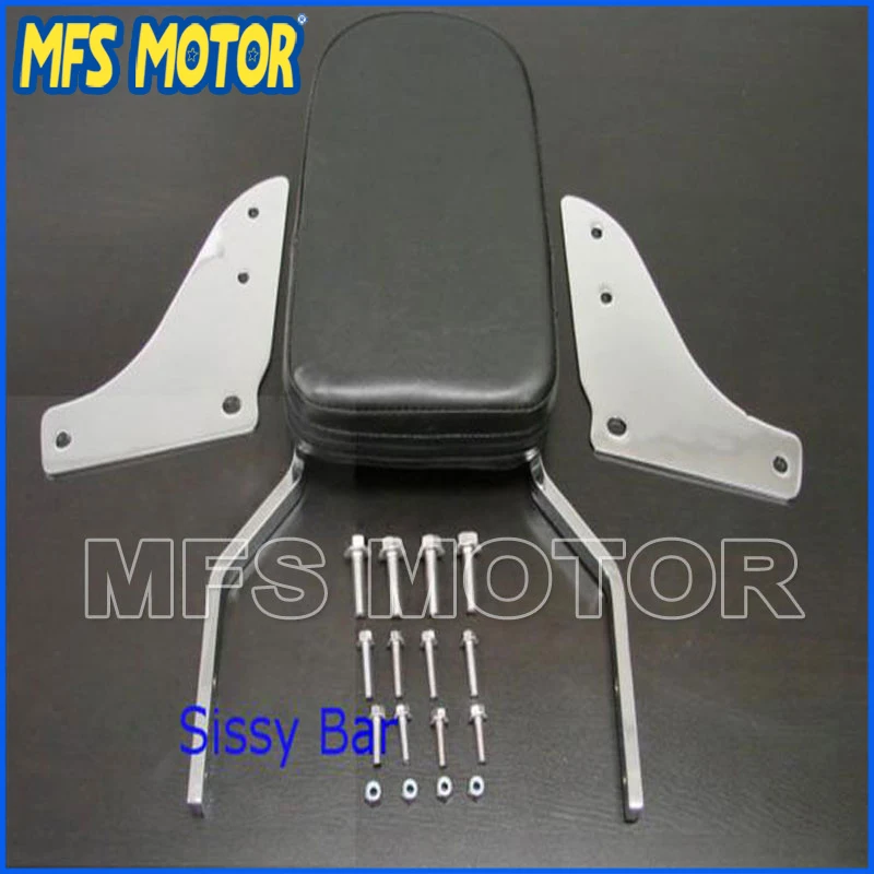 

Motorcycle Skull Motorcycle Backrest Sissy Bar Leather Pad for Honda Shadow ACE 1100