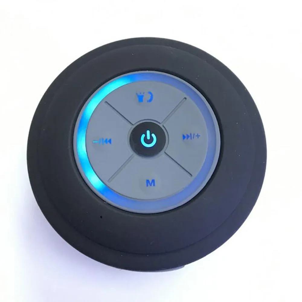 Q9 ванная комната водонепроницаемый беспроводной Bluetooth колонки с светодиодный