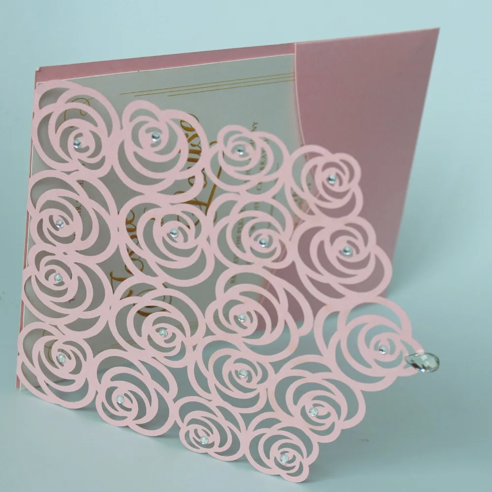 Romantic Rose Wedding Invitation