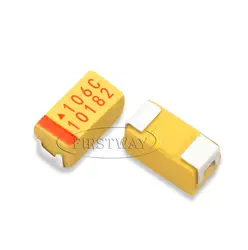 20 штук чип Тантал конденсатор 16v10UF 106 10 мкФ 16 В A3216 Тип 1206 объем AVX желтый