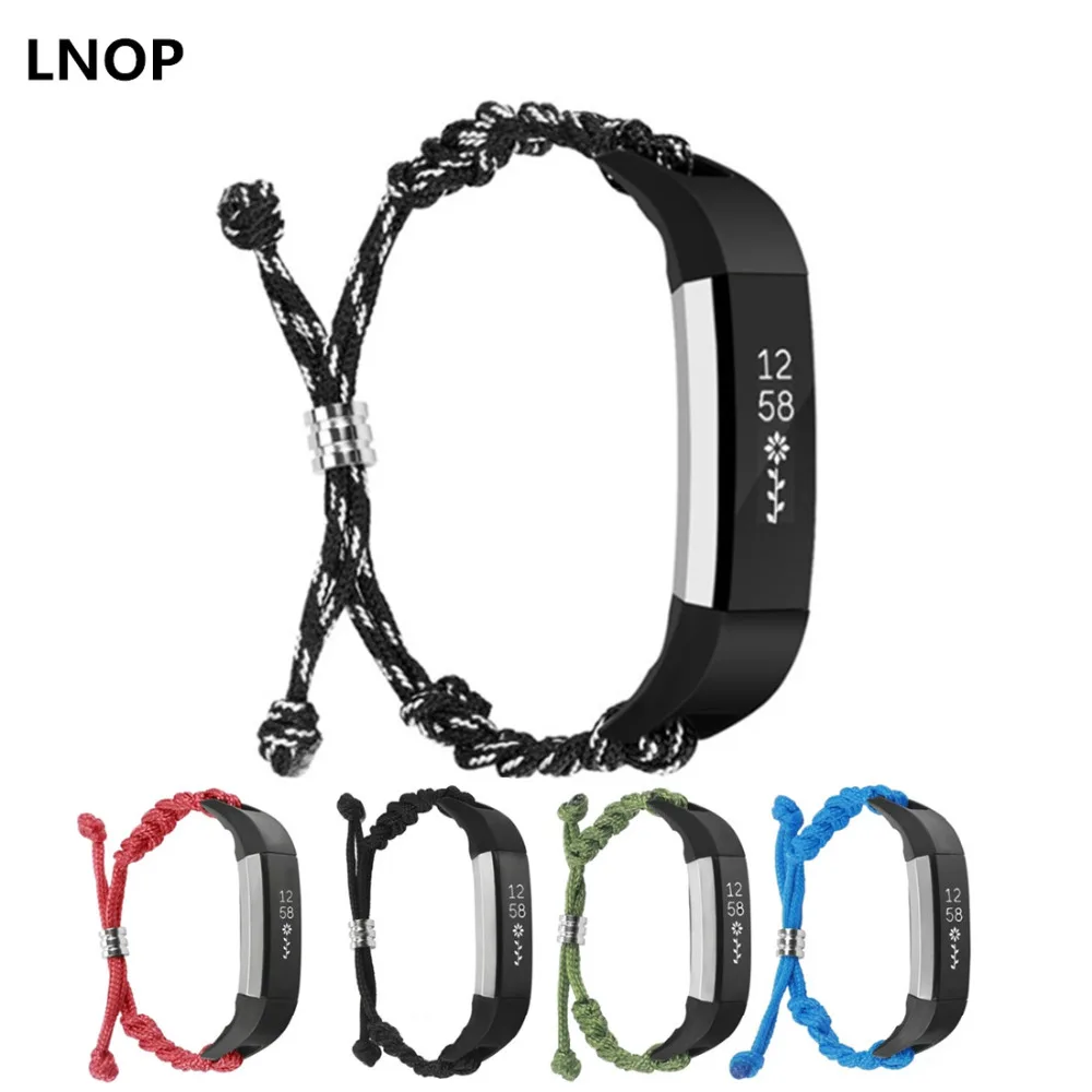 

CRESTED Woven Nylon strap For Fitbit Alta band Alta HR replacement band Survival Bracelet wristband watchband strap Fitbit Alta