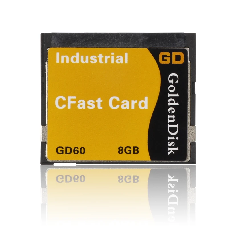 

GoldenDisk SLC CFast 8Gb SSD Industrial NAND SLC FLash Drive Freeshipping SATA II reliable stable 7+17pin embedded pc
