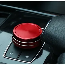 Angelguoguo Автомобильная Мультимедийная ручка украшения/Мультимедийная ручка управления крышка подходит для Mercedes Benz A B E GLC GLA GLK GLE ML GL класс