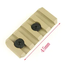 2 шт./упак. Тактический Keymod 4 слота Picatinny/Weaver Rail сегмент Алюминиевое Крепление Адаптер для цевье для винтовки Forend раздел DE