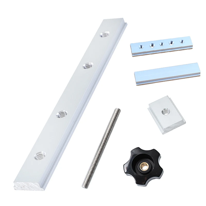 M6 M8 Miter Bar Standard T Slot Nut Aluminum Miter Slot Slider Fit To 3/4"By3/8" Miter Track For