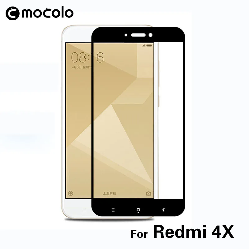 Защитное стекло Mocolo закаленное 2.5D с полным покрытием для Xiaomi Redmi 4X|full cover|screen protector