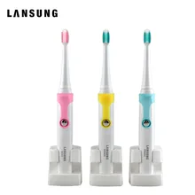 Звуковая зубная щетка+ 4 шт. Мягкая зубная щетка Lansung SN902 водонепроницаемый индукционный беспроводной Перезаряжаемый