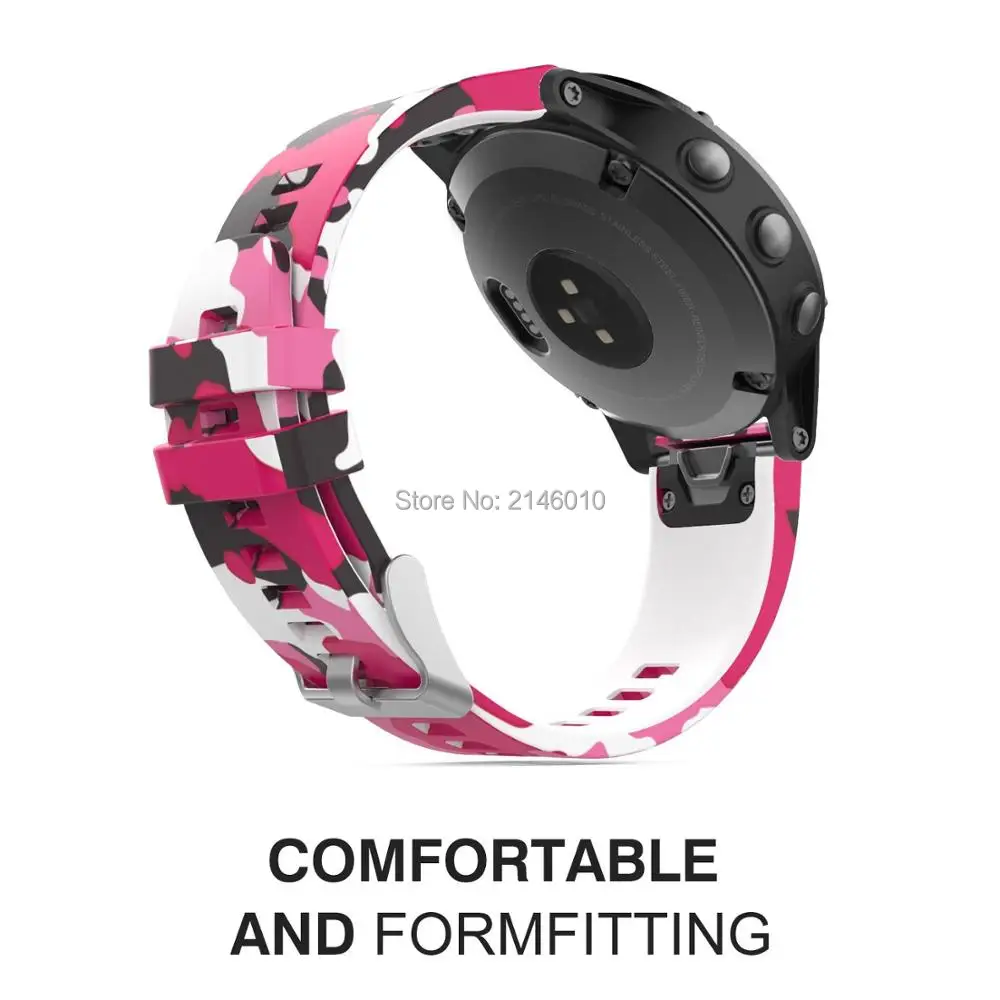 Quick Fit 22 ремешок для часов мягкий силиконовый сменный ремешок для часов Ремешок для Garmin Fenix 5/forerunner 935