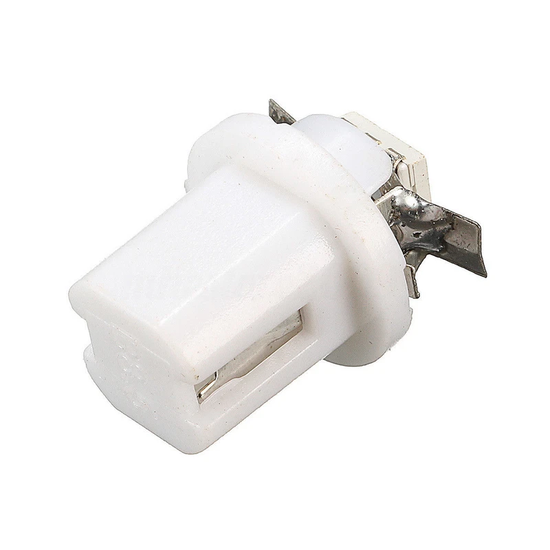 Universal 10pcs/set 1 SMD/ bulb T5 B8.5D 5050 1LED Dashboard Dash Gauge Instrument Light Bulb White Reading Light