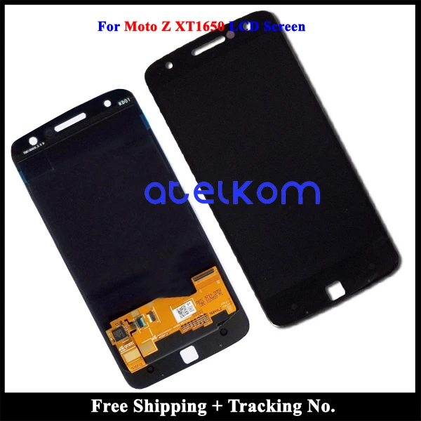 Протестированный класс AAA для Motorola Moto Z XT1650 ЖК-дисплей ЖК-экран сенсорный
