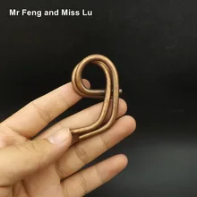 Номер 6 волшебное кольцо решение головоломки металлические бронза мозг терпения игры