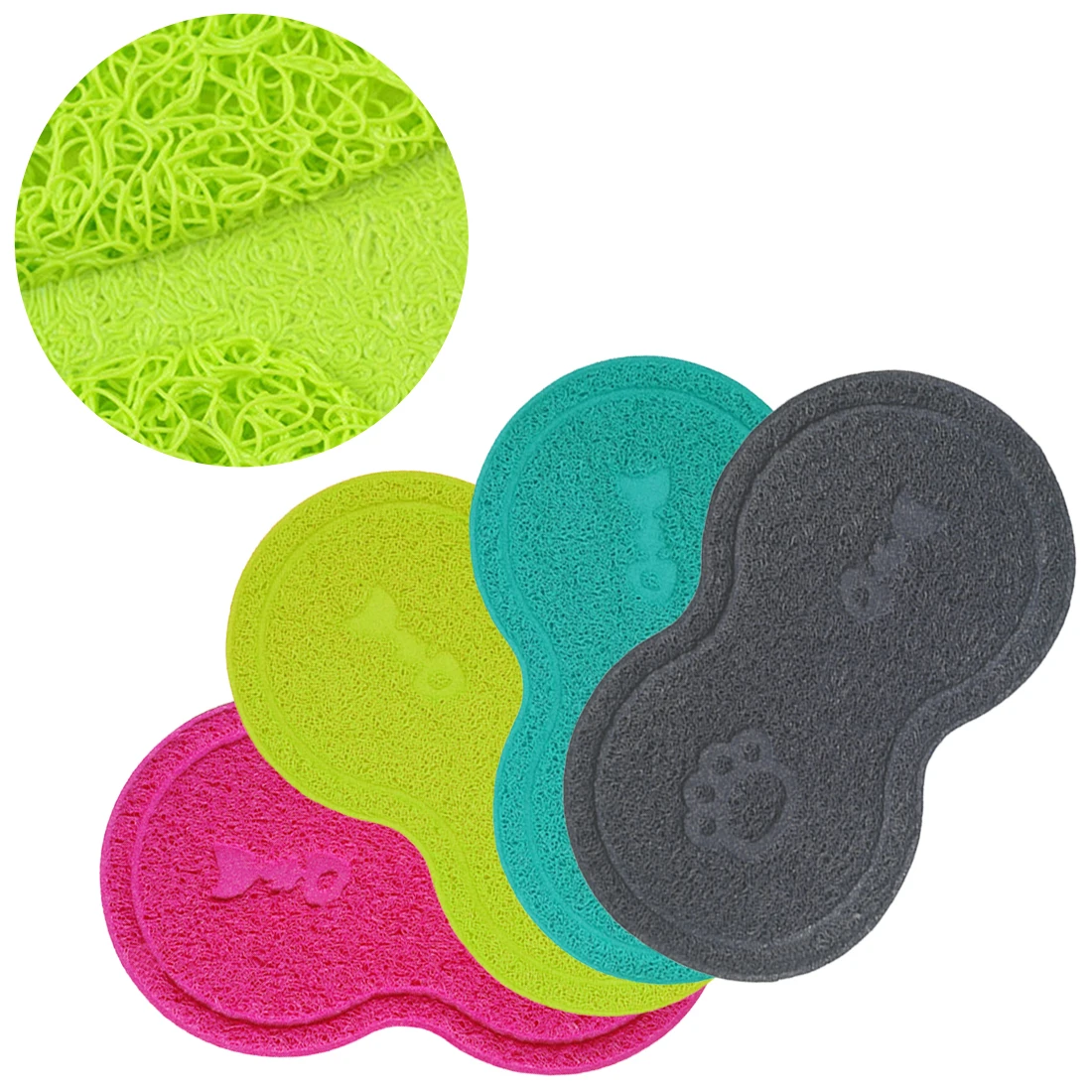 Wipe Clean Pet Supplies Pet Dog Puppy Cat Feeding Mat Pad Cute PVC Bed