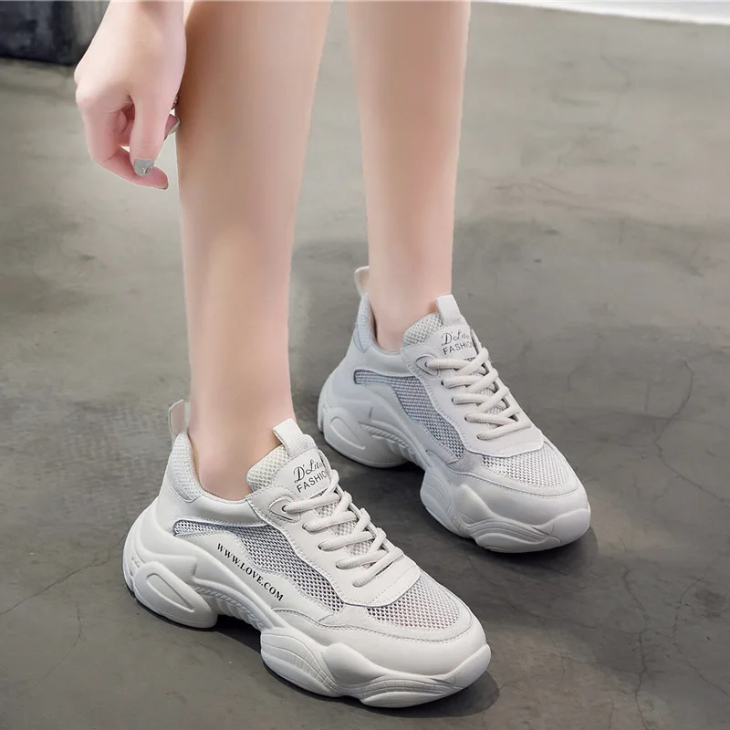 Jookrrix женская обувь на платформе для леди увеличение 4,5 см Женская Footware Sneakerr для женщин пояса из натуральной кожи тренер