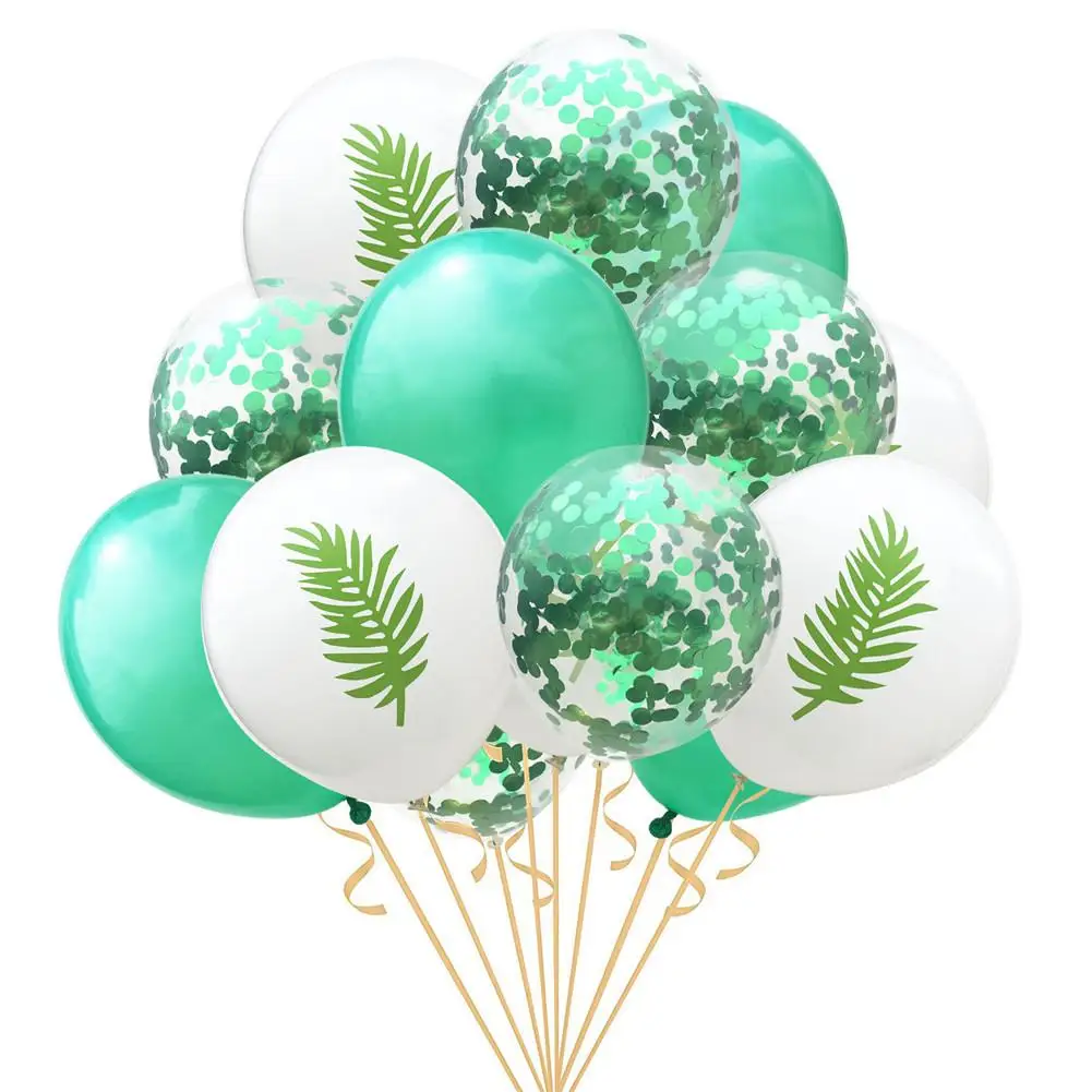 Фламинго PineappleTurtle leaf 15 шт 12 дюймов латексные воздушные шары конфетти для
