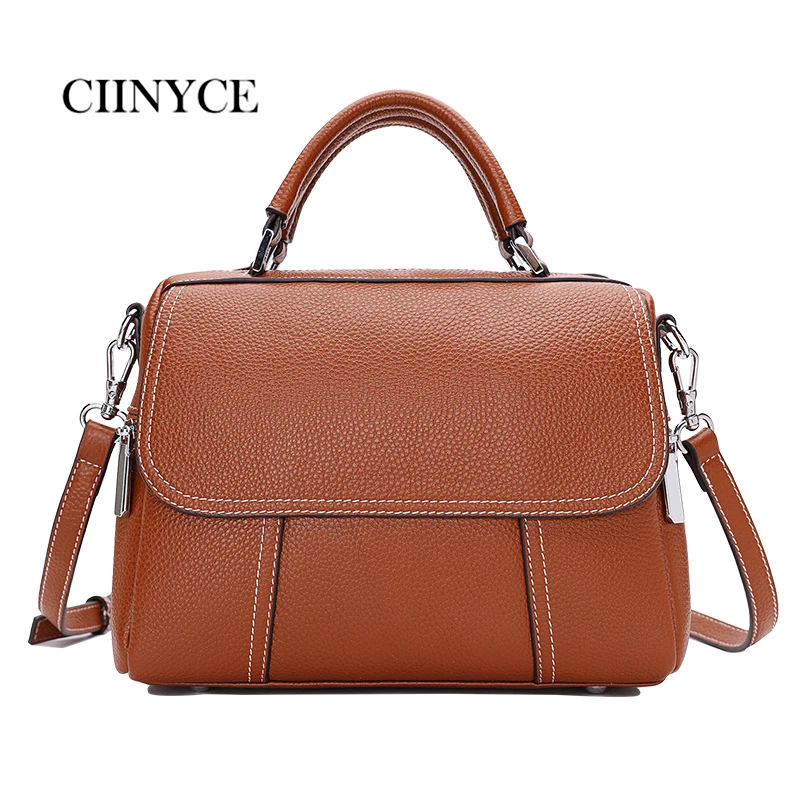 

2019 Retro Boston Bag Fashion Small Flap Bag Famous Designer Genuine Leather Women Shoulder Cross Body Handbag Real Cow Hard Bag