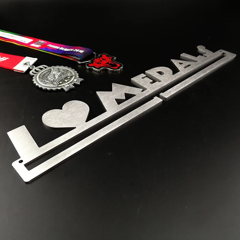 Вешалка для спортивных медалей из нержавеющей стали медаль держатель держат 10+ медали