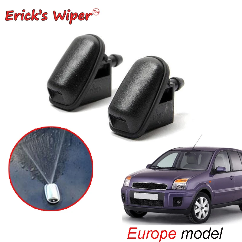 

Erick's Wiper 2Pcs/lot Front Windshield Wiper Washer Jet Nozzle For Ford Fusion 2002 - 2012 ( Europe model ) OE: BM5117666AA