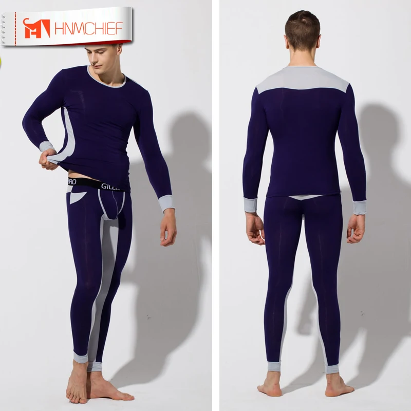 HNMCIHEF Winter Round Neck Warm Long Johns Set For Men Ultra-Soft Solid Color Thin Thermal Underwear Men's Pajamas Quick Dry HNMCIHEF Winter Round Neck Warm Long Johns Set For Men Ultra-Soft Solid Color Thin Thermal Underwear Men's Pajamas Quick Dry